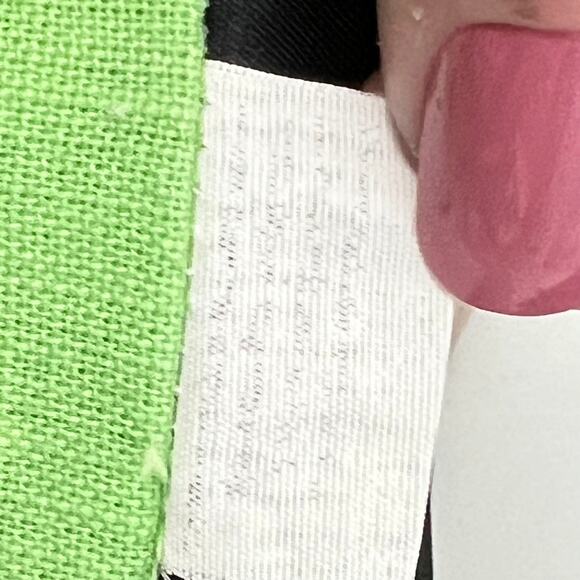 NANNETTE KELLER Lime Green Chore Style Jacket Petite Medium Cottagecore - Picture 6 of 6